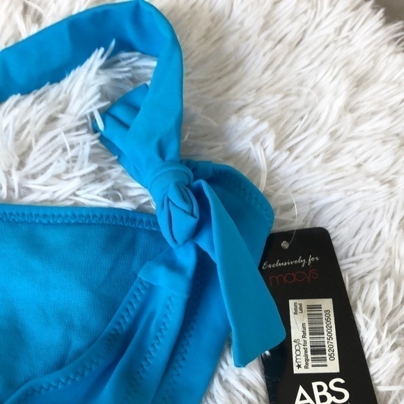 Nwt 2/$22 tie side bright blue bikini bottom 12 - Picture 5 of 6